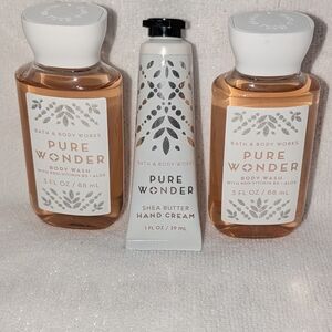 BBW - Pure Wonder Travel Size Bundle - New - White Label